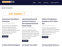 Tablet Screenshot of careertell.com